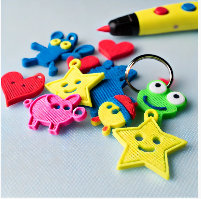 porte clé originaux au stylo 3d pour enfants